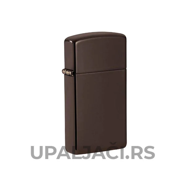 Upaljač Zippo Slim Brown za Graviranje 4 Upaljač Zippo Slim Brown za Graviranje - Image 2
