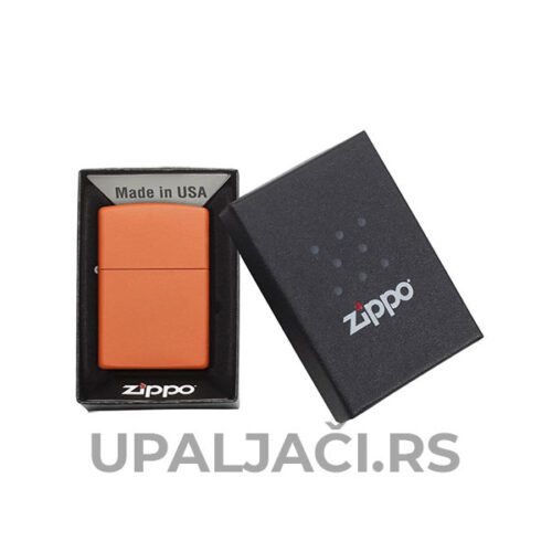 Zippo Upaljači Classic Orange Matte u Poklon Kutiji