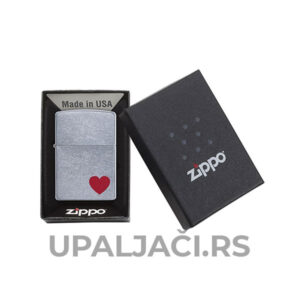 Upaljaci Zippo Street Chrome™+LOVE Poklon za Zaljubljene