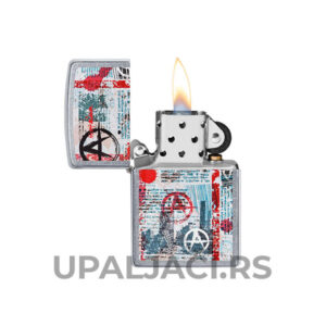 ORIGINAL Upaljač Zippo Anarchy Design Cena u Novom Sadu