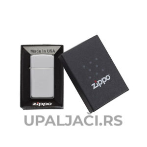 Graviranje Upaljač Zippo Slim® High Polish Chrome