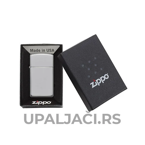 Upaljač Zippo Slim High Polish Chrome 3 Graviranje Upaljač Zippo Slim High Polish Chrome