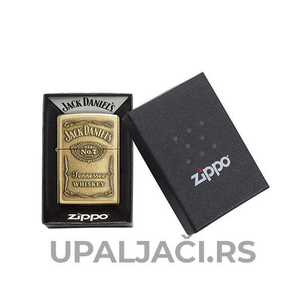 Zippo Jack Daniels Gold 254BJD.428 3 Upaljači Zippo iz Kolekcije-Jack Daniel's® Cena u Srbiji