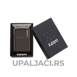 Upaljač Zippo Klasičan Braon sa Logom u Kutiji