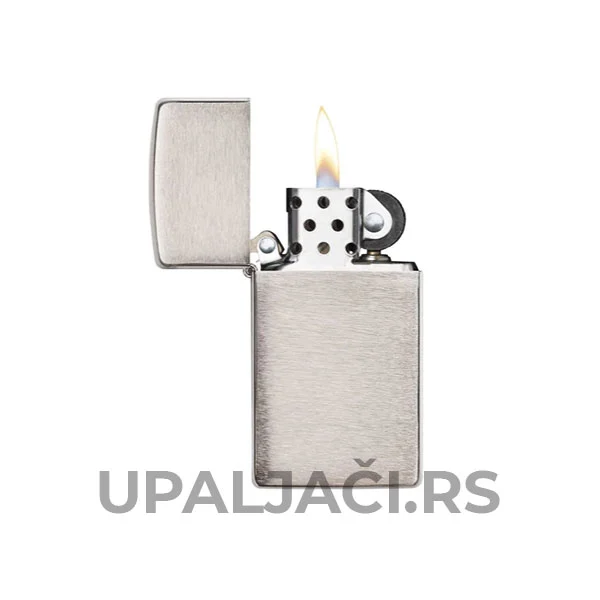 Zippo Slim Brushed Chrome 4 Zippo Upaljači-Slim® Brushed Chrome