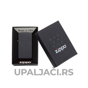 Upaljač Zippo Slim® Black Matte odlican za gravuru