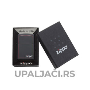 ZIPPO Upaljač Classic Black&Red+Zippo Logo po Ceni