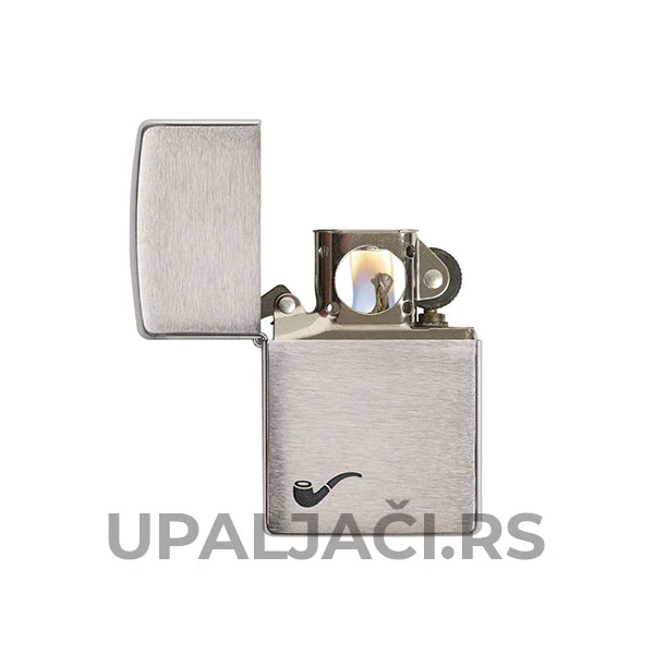 Pipe Brushed Chrome Upaljač Zippo za Lulu 4 Upaljači Zippo Pipe Brushed Chrome