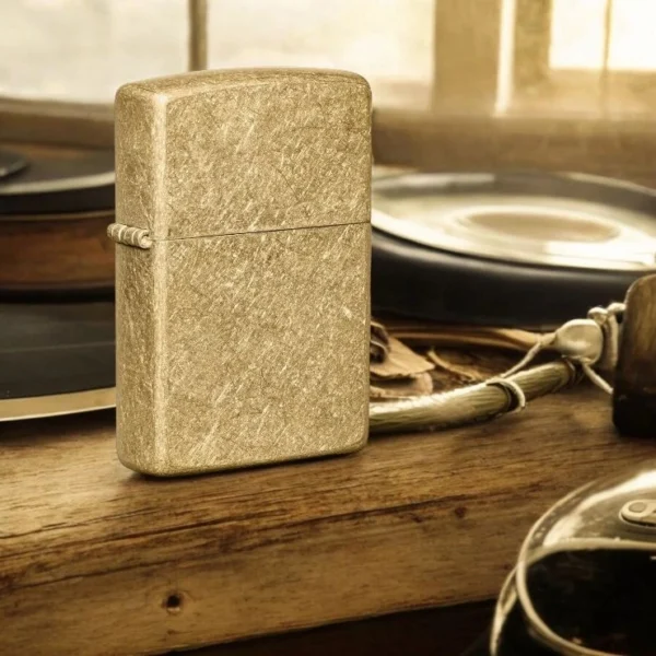 Original Zippo Tumbled Brass Upaljač za Cigarete