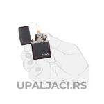 Classic Zippo Black Red Zippo Logo - Image 3