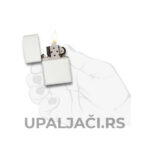 Original Zippo Upaljač Mat Bele Boje