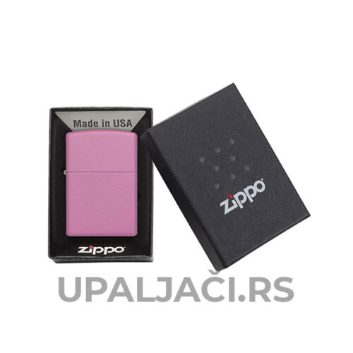 Poklon za Devojku Upaljač Zippo Classic Matte Pink