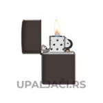 Upaljač Zippo Klasičan Braon za Graviranje NOV