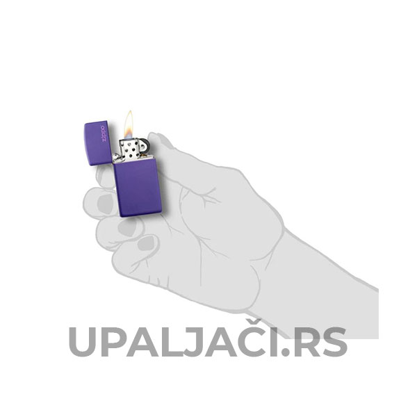 Upaljač Zippo Slim Purple Matte+Zippo Logo 5 Prodajem Upaljač Zippo Slim® Purple Matte+Zippo Logo Cena