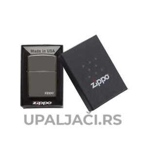 Upaljač Classic Black Ice®+Zippo Logo