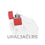 Poklon za Muskarca Upaljač Zippo Classic Red Matte+Logo