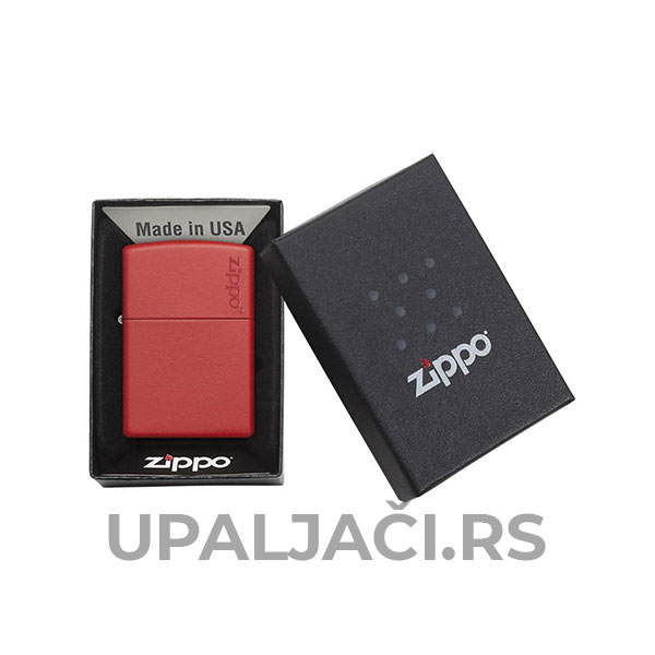 Upaljač Zippo Classic Red Matte+Logo Cena u Tobacco Shop