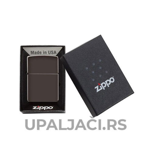 Upaljač Zippo Klasičan Braon za Graviranje u Poklon Kutiji