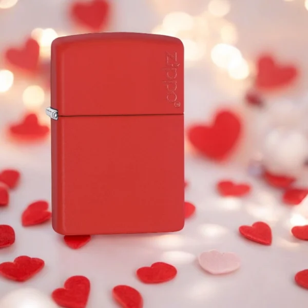 Crveni ženski upaljač - Zippo Red Matte Zippo Logo