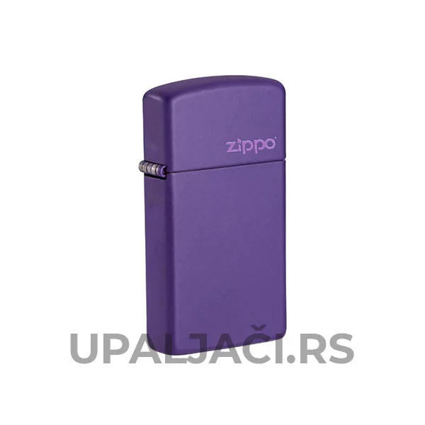 Zippo Slim Purple Matte+Zippo Logo 6 Zippo Slim Purple Matte+Zippo Logo - Image 4