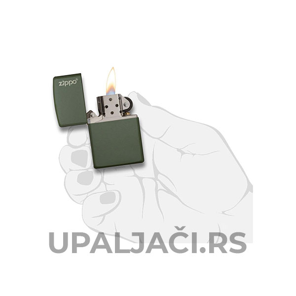 Nov Poklon Upaljači Classic Green Matte+Zippo Logo