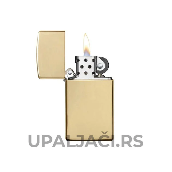 Zippo Slim High Polish Solid Brass 6 Zippo Slim High Polish Solid Brass - Image 4
