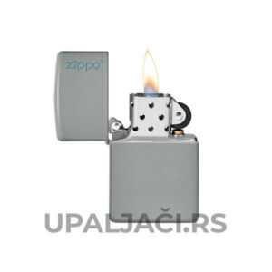 Upaljaci Zippo Classic Flat Grey+Zippo Logo Prodaja po Ceni