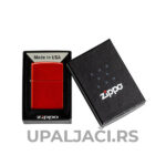 Upaljac Zippo Metallic Red u POKLON KUTIJI