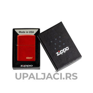 Upaljači Zippo Classic Metallic Red+Zippo Logo u POKLON kutiji Cena u Srbiji