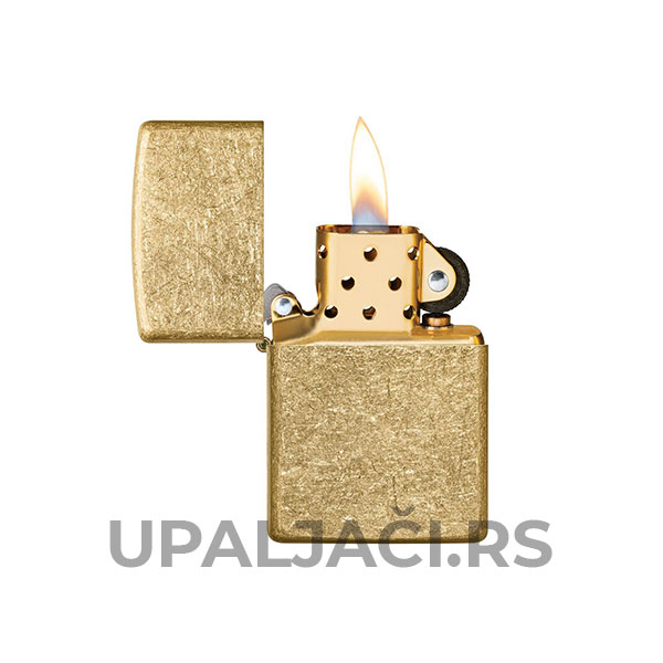 Upaljač Zippo Classic Tumbled Brass 4 Cena Upaljači Zippo Classic Tumbled Brass u Srbiji