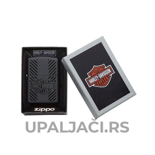 Graviran Upaljači Zippo Crni Mat-Harley-Davidson®