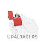 Cena za Upaljači Zippo Classic Red Matte