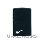 UPALJAČI ZIPPO Black Matte+Pipe Logo Cena