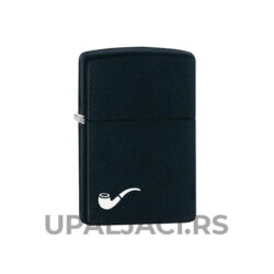UPALJAČI ZIPPO Black Matte+Pipe Logo Cena