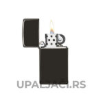 Upaljači Zippo Slim® High Polish Black Isporuka u Srbiji