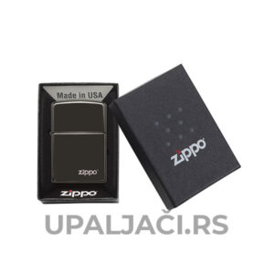 UVOZ Zippo Upaljaci Classic High Polish Black+Zippo Logo