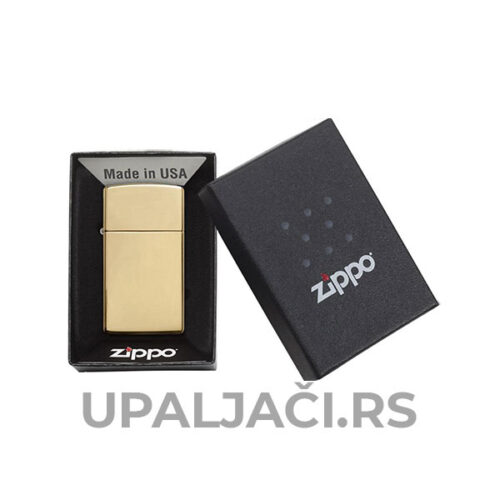 VP CENA za Upaljači Zippo Slim® High Polish Brass