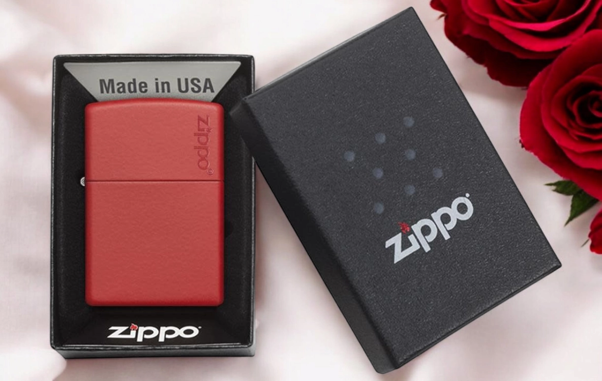 Zippo Red Matte - Crveni upaljač za cigarete