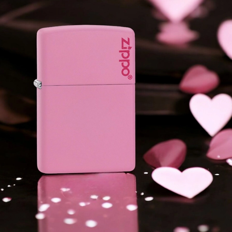 Upaljač Zippo Pink Matte Zippo Logo