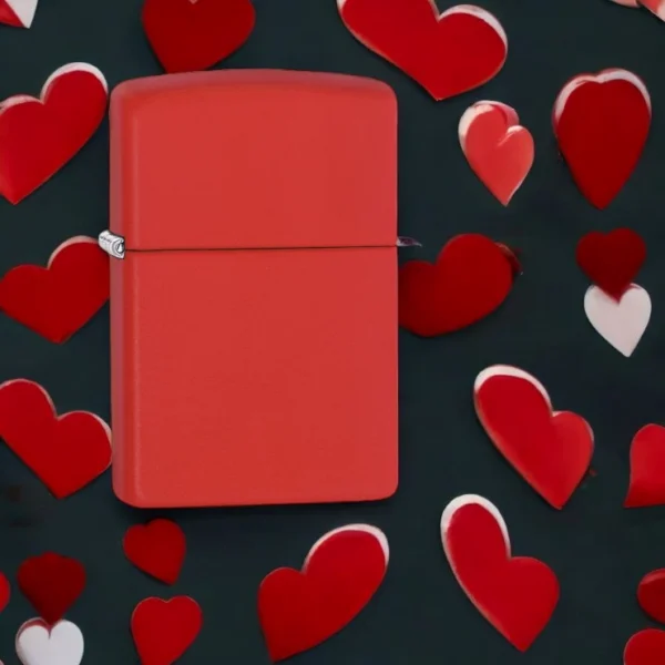 Zippo Red Matte: Crveni upaljač na benzin