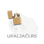 Zippo Upaljači-Classic Brushed Brass - Image 3