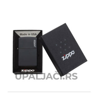 Zippo Upaljač-Matte Black Logo Zippo