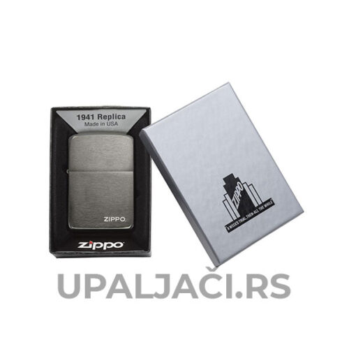 Zippo Upaljaci Black Ice® 1941 Replica sa Logom