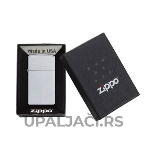 zippo upaljaci original slim satin chrome