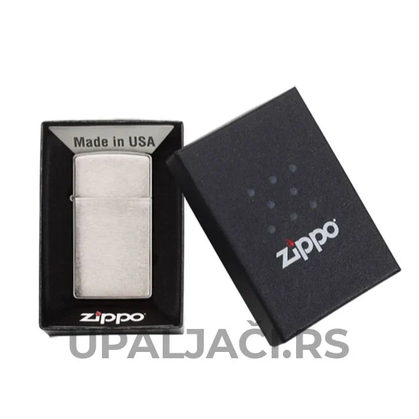 Zippo Slim Brushed Chrome 3 Zippo Upaljači-Slim® Brushed Chrome+Besplatna Dostava