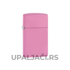 Ženski Slim Zippo Upaljač-Pink Matte Roze boje bez sjaja