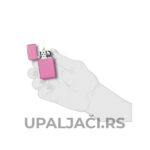 Slim Zippo Upaljač-Pink Matte prelep poklon za devojku.