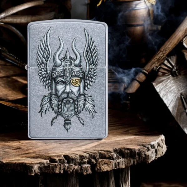 Original Upaljač Zippo Viking Warrior Design