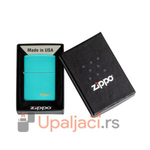 Zippo Upaljac Classic Flat Turquoise+ZIPPO LOGO