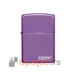 Zippo Upaljac Classic High Polish Purple+Zippo Logo